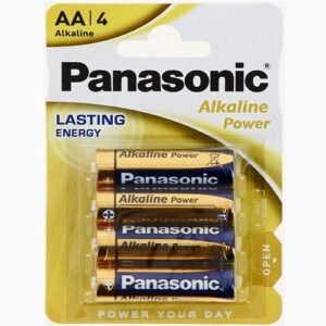 Pack de 4 Pilhas Alcalinas Panasonic AA