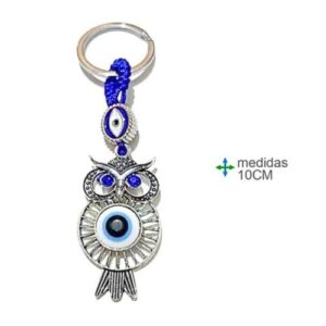 Porta-Chaves Olho Turco Mocho em metal com design de mocho