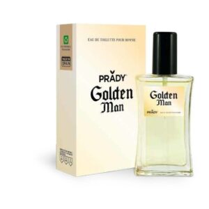 Frasco do Perfume Prady Golden Man 100ml