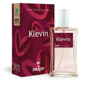 Embalagem e frasco do Perfume Prady Klevin para Mulher 100ml