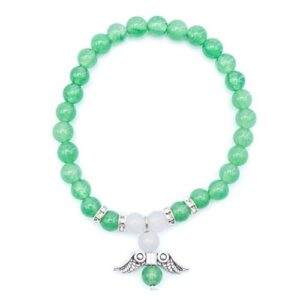 Pulseira de Pedras Anjo da Guarda 6mm em Aventurina