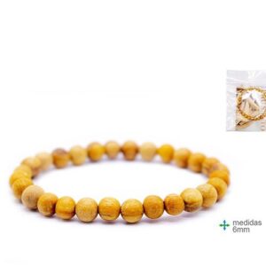 Pulseira de Pau Santo 6mm da Casa da Cera