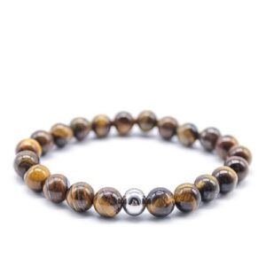 Pulseira de Pedras Olho de Tigre 8mm