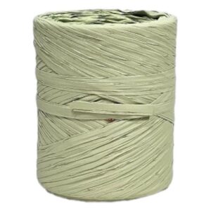 Rolo de Fita de Ráfia Verde 15mm x 200m
