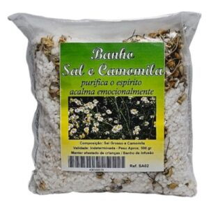 Pacote de Banho de Sal e Camomila 500g