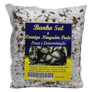 Pacote de Banho de Sal e Comigo Ninguém Pode 500g