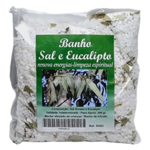 Pacote de Banho de Sal e Eucalipto 500g
