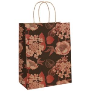 Saco de Papel Decorado Yumi com Asas Torcidas 36x16x35cm
