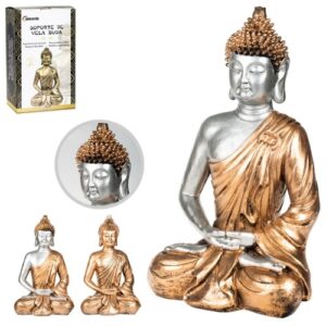 Adorno Buda Decorativo em pose serena