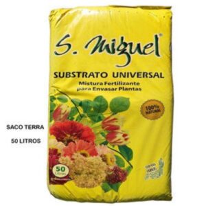 Saco de substrato universal para plantas de 50 litros