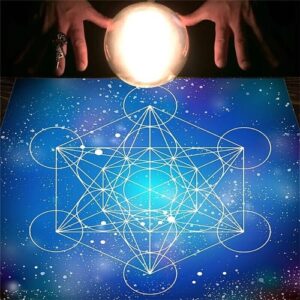 Toalha de Tarot 75x75cm - Metatron