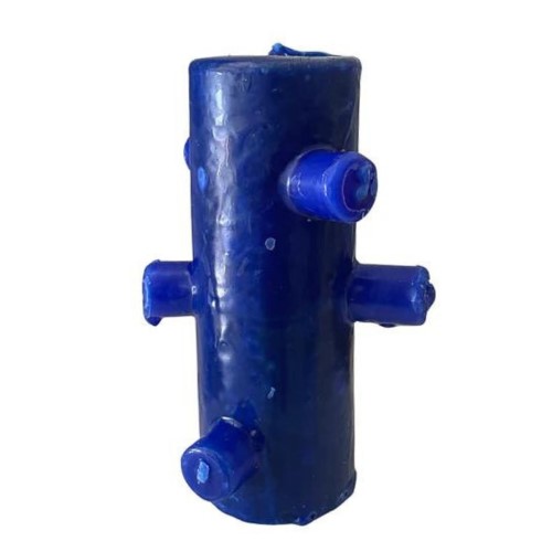 Vela 7 Mechas Azul da Casa da Cera