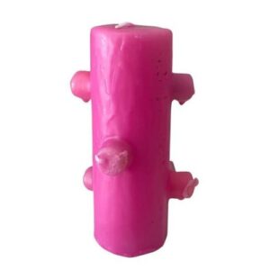 Vela 7 Mechas Rosa com design elegante
