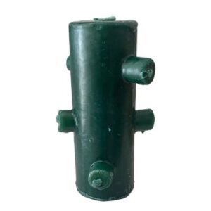 Vela 7 Mechas Verde para decoração e ambiente