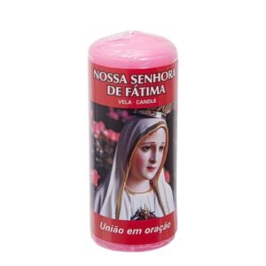 Vela Ritual de Apelo AUM com imagem de Nossa Senhora de Fátima