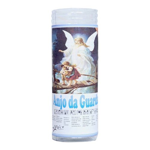 Velão Anjo da Guarda em copo de plástico