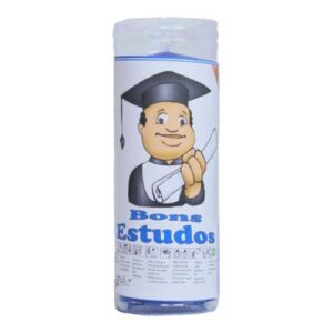Velão de Pedido Bons Estudos em copo de plástico