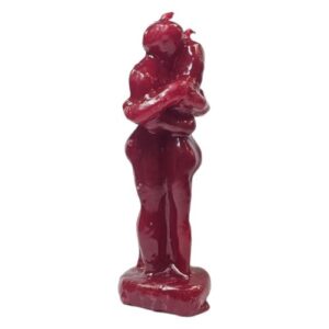 Vela Figura Casal Vermelho para Amarração