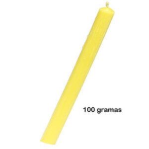 Vela de procissão 100g em cor creme