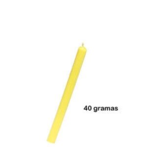 Vela de procissão 40g na cor creme
