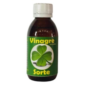 Frasco de Vinagre de Ritual Sorte 125ml com rótulo verde