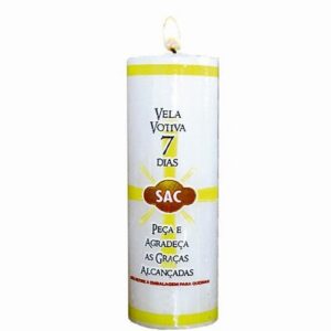 Vela Votiva 7 Dias Branca