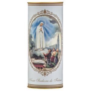 Círio Vela 40T com imagem de Nossa Senhora de Fátima