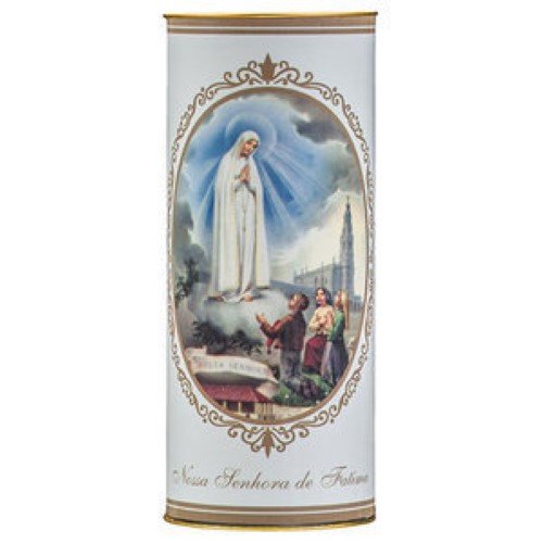 Círio Vela 40T com imagem de Nossa Senhora de Fátima