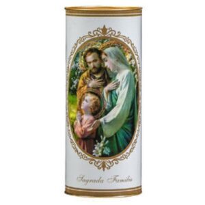 Círio Vela 40T com imagem da Sagrada Família
