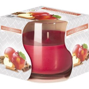 Vela Perfumada em Copo de Vidro - 087 Maçã e Canela