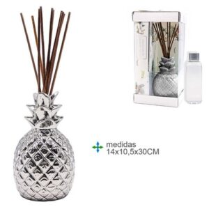 Ambientador Mikado Abacaxi 150ml com design prateado