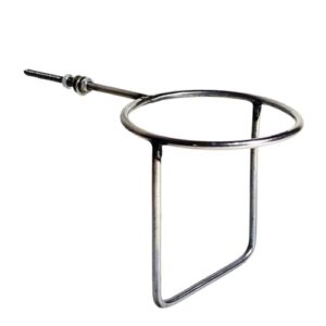 Argola em metal para vela de cemitério