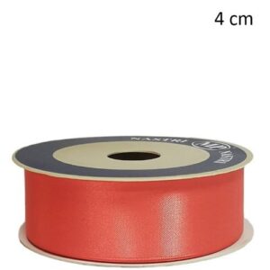 Rolo de Fita de Cetim 40mm x 50m - Salmão