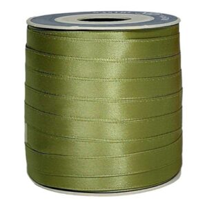 Rolo de Fita de Cetim 10mm x 50m - Sálvia