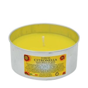 Lata com Vela de Essência Natural de Citronela