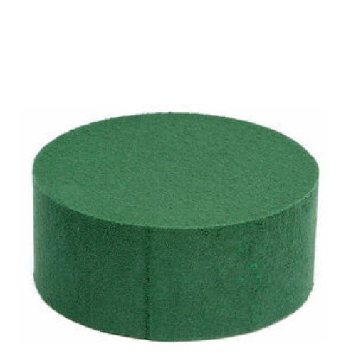 Esponja Floral Redonda 19cm x 9cm para Arranjos de Flores Naturais
