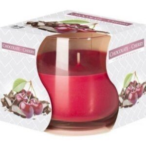 Vela Perfumada em Copo de Vidro - 104 Chocolate e Cereja