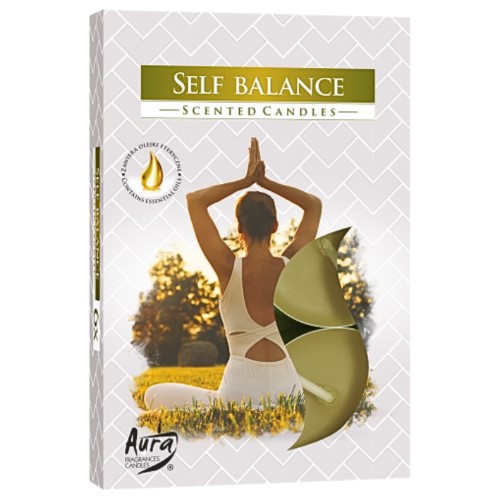 Velas Tealight Perfumadas - Pack 6, 335 Auto Equilíbrio