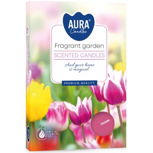 Velas Tealight Perfumadas - Pack 6, 364 Jardim Perfumado