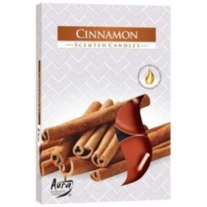 Velas Tealight Perfumadas - Pack 6, 065 Canela