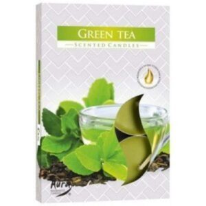 Velas Tealight Perfumadas - Pack 6, 083 Chá Verde