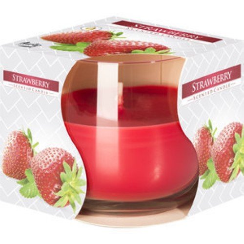 Vela Perfumada em Copo de Vidro - 073 Morango