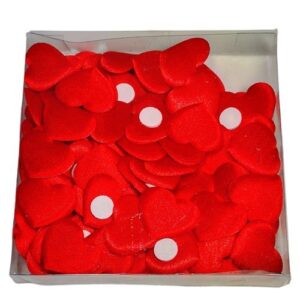 Adesivo Decorativo para Arranjos Florais - 126 Coração, 100 Unidades