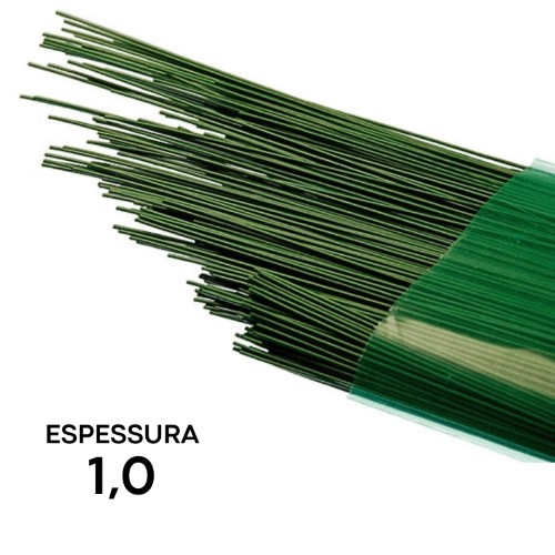 Arame Verde para Gerbera 2kg - Espessura 1,0mm