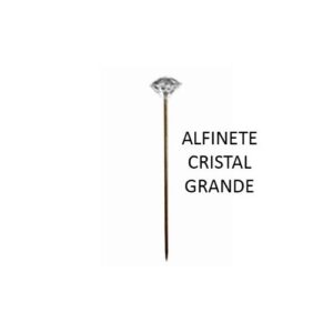Alfinete com Pérola de Cristal Grande