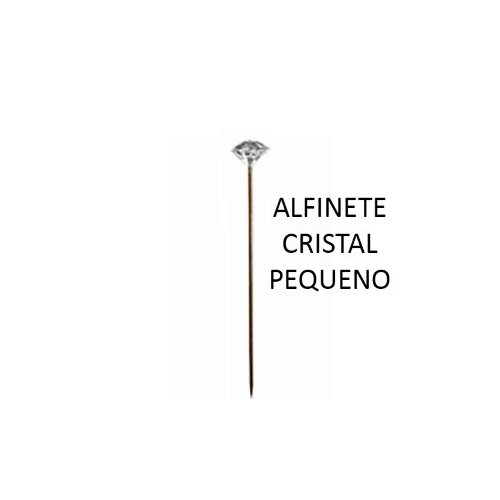 Alfinete com Pérola de Cristal Pequena