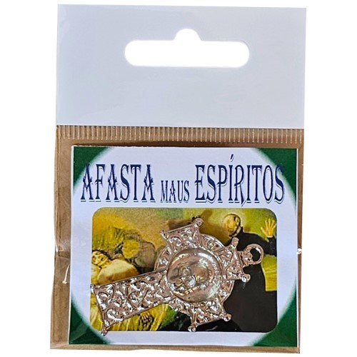 Amuleto em Metal - Cruz Afasta Maus Espíritos