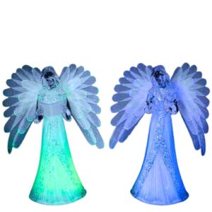 Anjo Colorido em Fibra Ótica 22cm