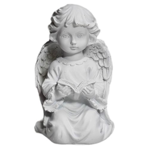 Anjo Ajoelhado em Resina 15cm