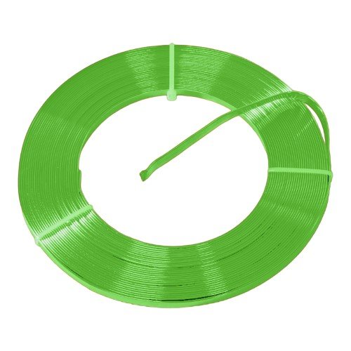 Rolo de Arame de Alumínio Achatado - Verde Claro